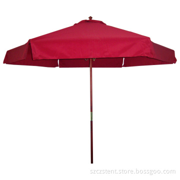 Wooden Patio Umbrella (ZHU-003)